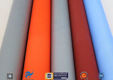 0.2mm Silicone Coated Fiberglass Fabric Waterproof Anti Corrosion Plain Weave