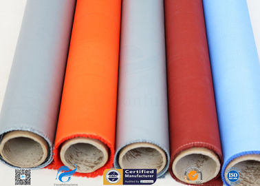 Waterproof Silicone Coated Fiberglass Fabric Superior Non Stick 40/40g 0.2mm