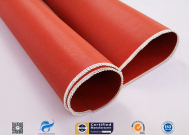 0.85mm Silicone Coated Fiberglass Fabric 260℃ High Temperaturer Resistant