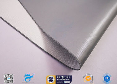 0.45mm 260℃ Heat Protection Fiberglass Fabric With Silicone Glue One Side