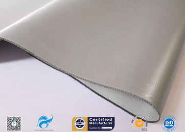 0.45mm 260℃ Heat Protection Fiberglass Fabric With Silicone Glue One Side