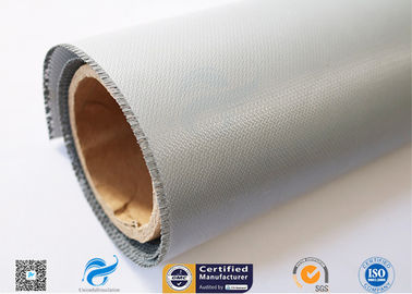 Industrial Fireproof Fiberglass Fabric , 510g Single Side Rubber Coated Fiberglass Fabric