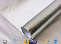 Waterproof 880g Light Reflect Silver Coated Fabric High Temperature Adhesive