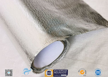 Hose Silver Heat Resistant Fabric / Aluminum Foil Fiberglass Composite Fabric