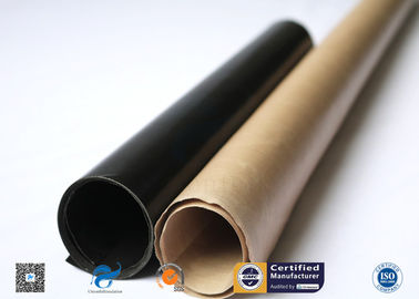 Heat Resistance Non-Stick E-Glass Plain Woven PTFE Coated Fiberglass Fabric