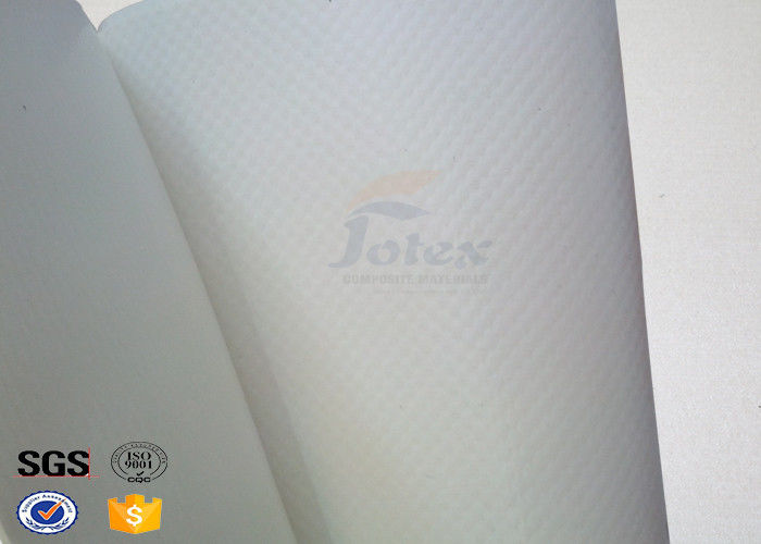 Grey PVC Coated Fiberglass Fabric , Composite High Temperature Fabric