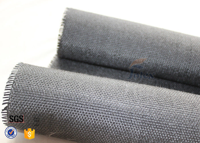 800g Black Vermiculite Coated Fiberglass Fabric For Fire Blanket