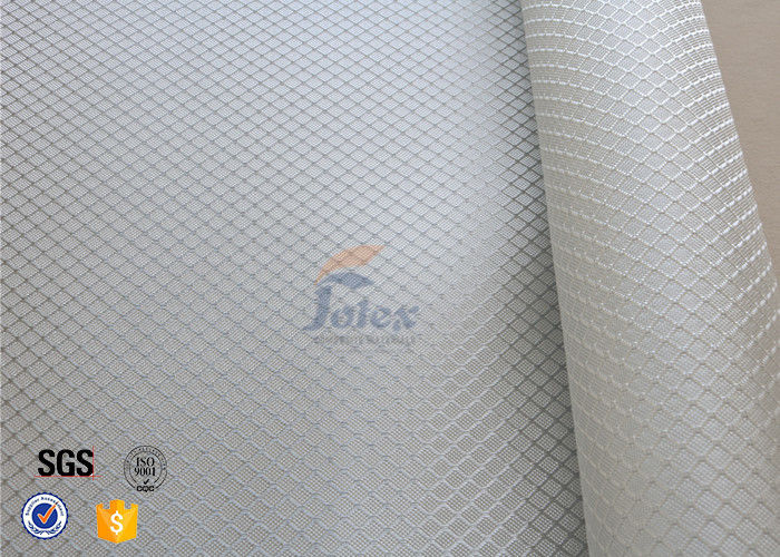 0.2MM Fire Resistant Silver Coated / Aluminized Coated Silver Coated Fabric