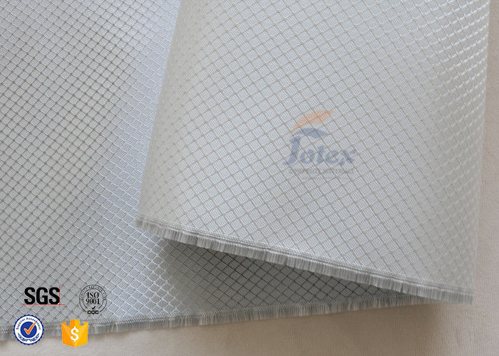 0.2MM Fire Resistant Silver Coated / Aluminized Coated Silver Coated Fabric