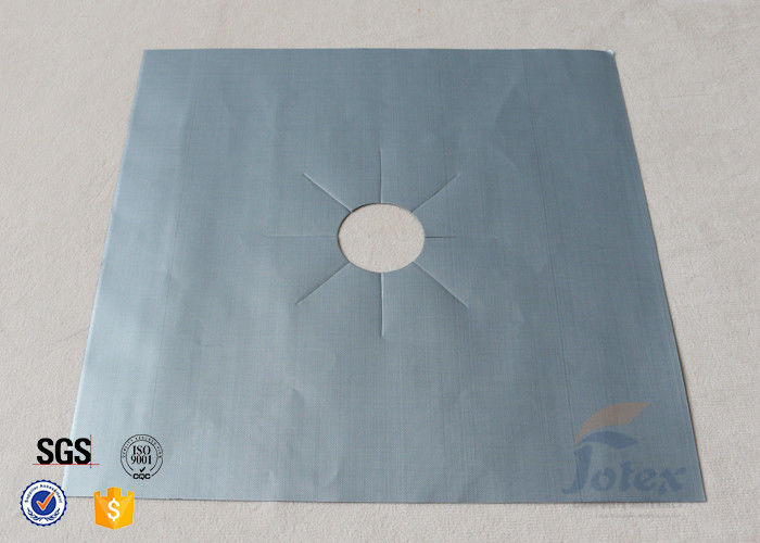 Silver PTFE Coated Fiberglass Fabric Food Grade Heat Resistant