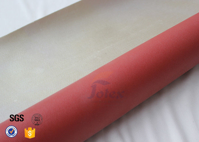 High Silica Cloth One Side Silicone Coated Fiberglass Fabric 800℃ 0.8mm 700gsm