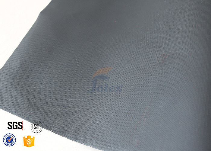 Black PU Coated Fiberglass Fabric 0.5mm 530gsm Durable Welding Protection