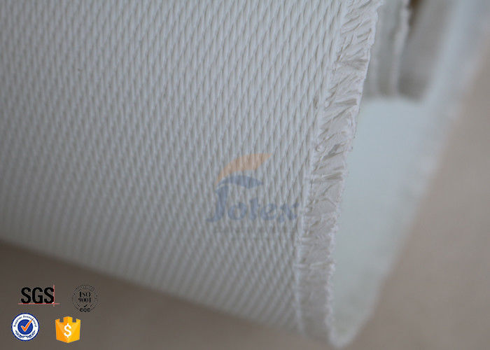 Fire Blanket Material White PU Coated Fiberglass Fabric 700gsm 0.7mm 39