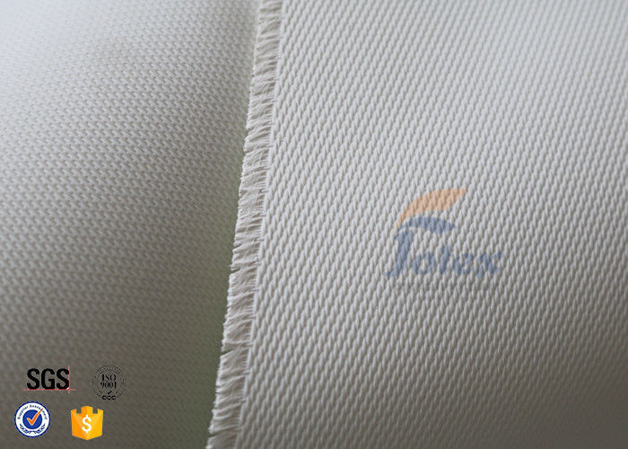 Fire Blanket Material White PU Coated Fiberglass Fabric 700gsm 0.7mm 39
