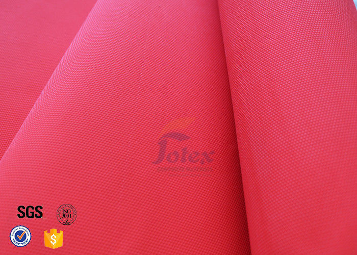 Fire Blanket Red Acrylic Coated Fiberglass Flame Resistant Fabric 260℃ 480g