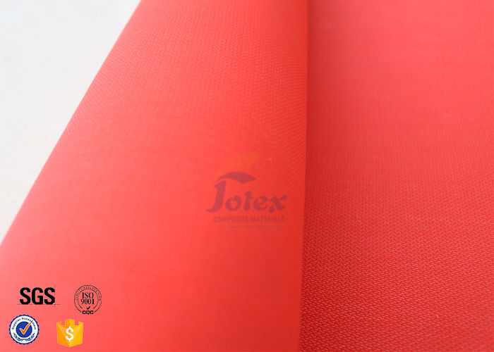 0.45mm Red 39" Acrylic Coated Fiberglass Fire Blanket Flame Resistant Material