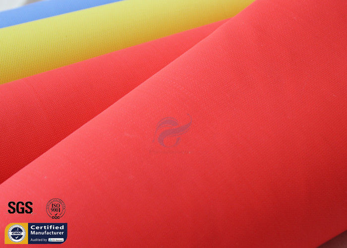 Fiberglass Fire Blanket 490GSM Red Acrylic Fabric Roll Welding Safety Insulation