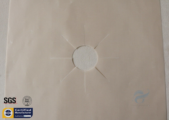 Fiberglass Fabric PTFE Coated Stovetop Burner Protector 10.6