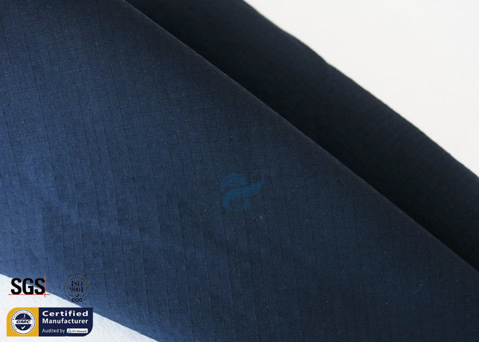 Nomex Aramid Fabric Navy Blue Ripstop 210G 61