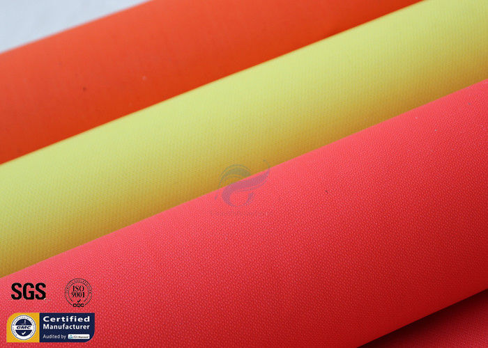 Acrylic Coated Fiberglass Fire Blanket 490GSM 0.43mm Red Fire Safety Protection