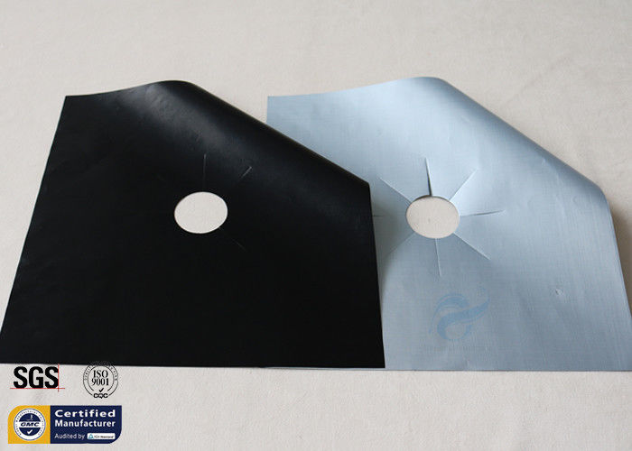 Black PTFE Fiberglass Fabric 260℃ Non Stick Stovetop Burner Protector