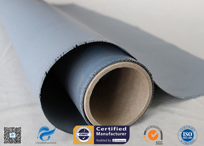 260℃ High Temp Resistant 18oz 0.45mm E - Glass Silicone Coated Fiberglass Fabric