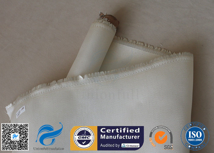 8HS High Temperature Fiberglass High Silica Cloth White For Fire Blanket