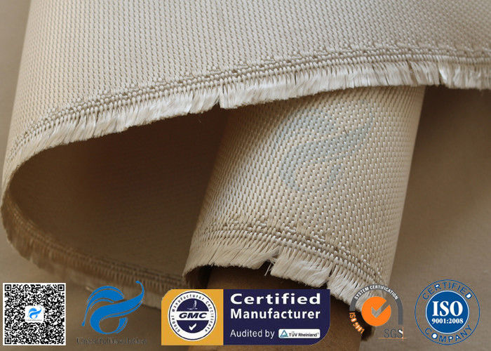 800℃ Brown High Silica Fabric 1150GSM 1.2MM , High Temperature Fiberglass Cloth