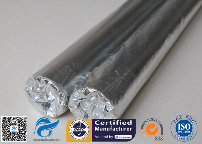 Aluminium Foil Fiberglass / Fibreglass Fabric For Reflective Firefighter Suits