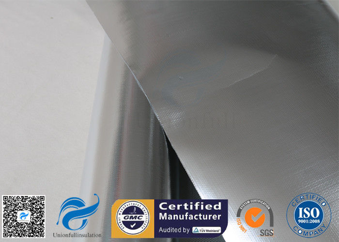 0.43mm Heat Reflective Fiberglass Fabric Aluminium Foil Laminated Fiber Glass Cloth