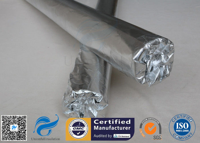 Heat Reflective 0.43mm Aluminium Foil Fiberglass Cloth Fire Blanket Fabric