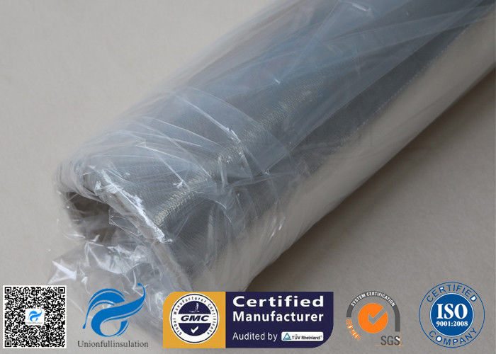 Silver Coated Aluminium Foil Fiberglass Fabric 3732 0.43MM 430G Heat Reflective