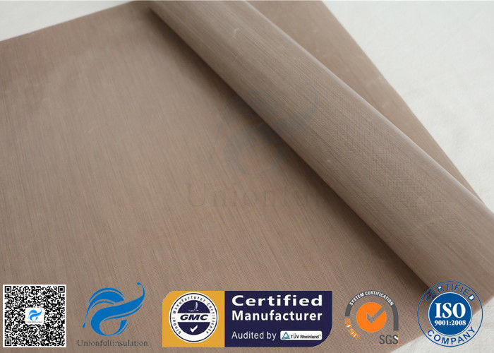 0.12Mm FDA Non Stick Silicone Baking Mat Beige PTFE BBQ Oven Liner