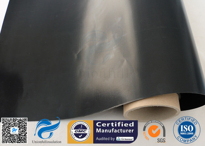 Black Coated Fiberglass Fabric Food Grade PTFE Coating Glass Fiber Cloth