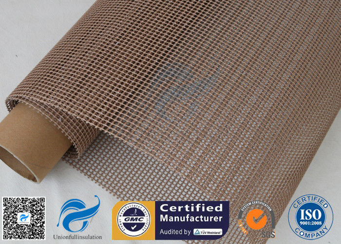 4x4 Brown PTFE Coated Glass Fabric For Printing Machine Conveyor Belt