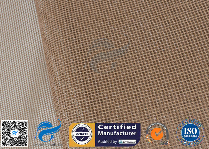 PTFE Coated Fiberglass Fabric 580GSM 4*4MM Mesh Screen Printing Conveyor Belt