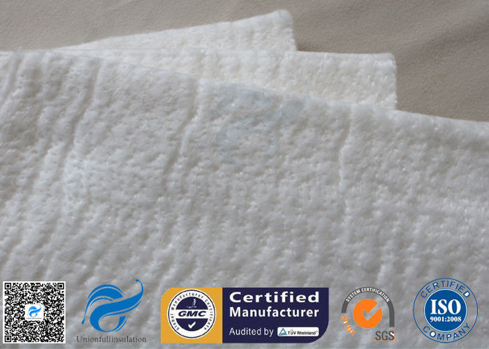 25mm 1200℃ White Fiberglass Needle Mat High Silica Heat Insulation Blanket