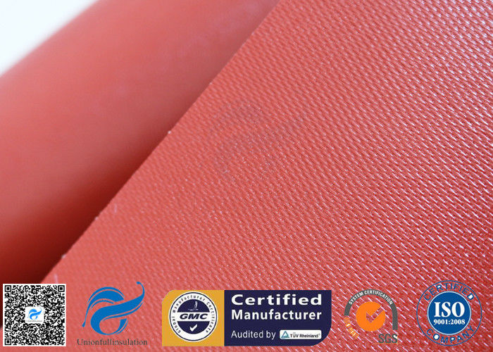 Red Silicone Coated Fiberglass Fabric 34oz 0.85MM 39.4 Inch Heavy Duty