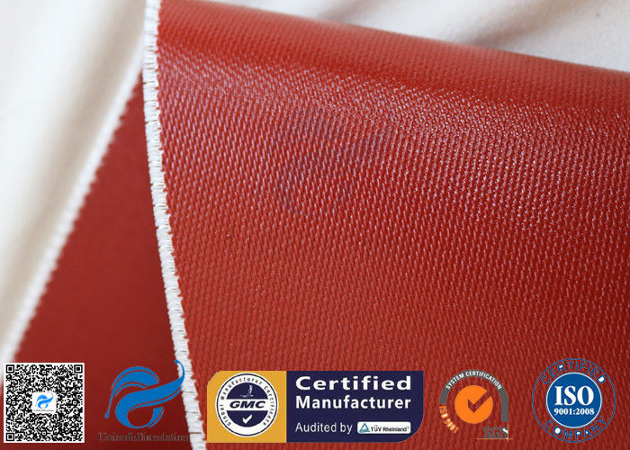 Red Silicone Coated Fiberglass Fabric 34oz 0.85MM 39.4 Inch Heavy Duty