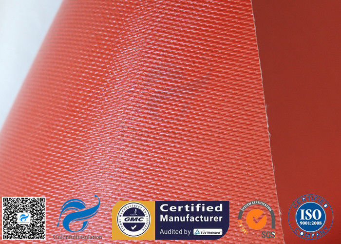 Red Silicone Coated Fiberglass Fabric 34oz 0.85MM 39.4 Inch Heavy Duty