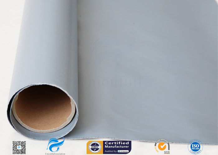 Grey Silicone Coated Fiberglass Fabric 7628 0.25mm For Electrical Insulation