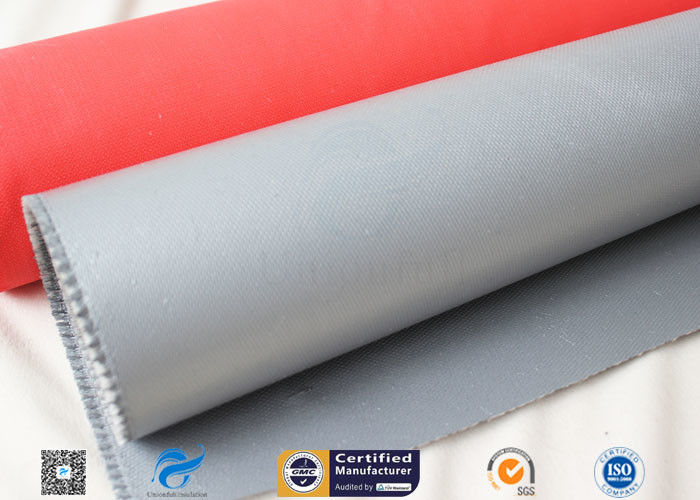 Electrical Insulation Silicone Fiberglass Fabric / Glass Fibre Cloth Fire Resistant