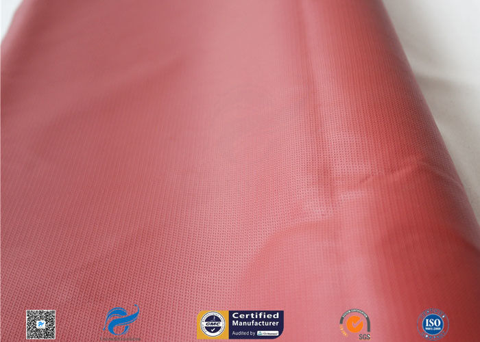 580gsm 260℃ Fiberglass Cloth Thermal Insulation Jacket Fabric Silicone Coated