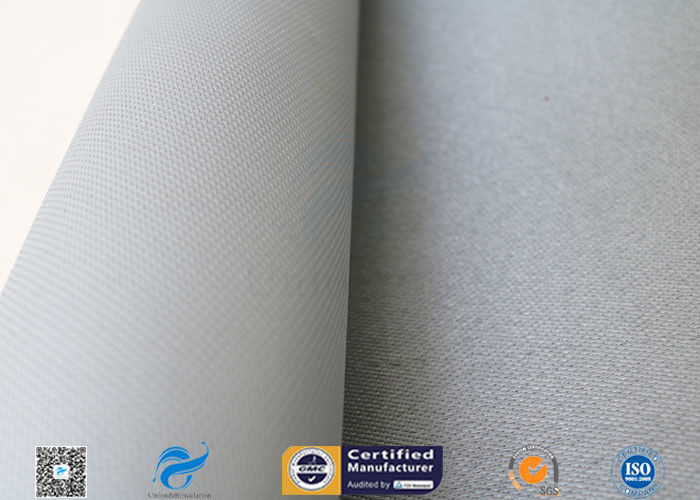 Grey Silicone Coated Fiberglass Fabric 1050GSM 39