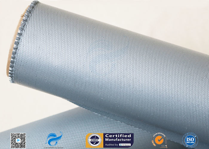 Grey Silicone Coated Fiberglass Fabric 1050GSM 39