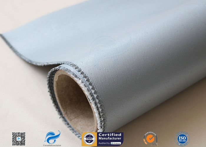 Silicone Coated Fiberglass Fabric Grey 0.7MM 28OZ Strainer Insulation Covers Cloth