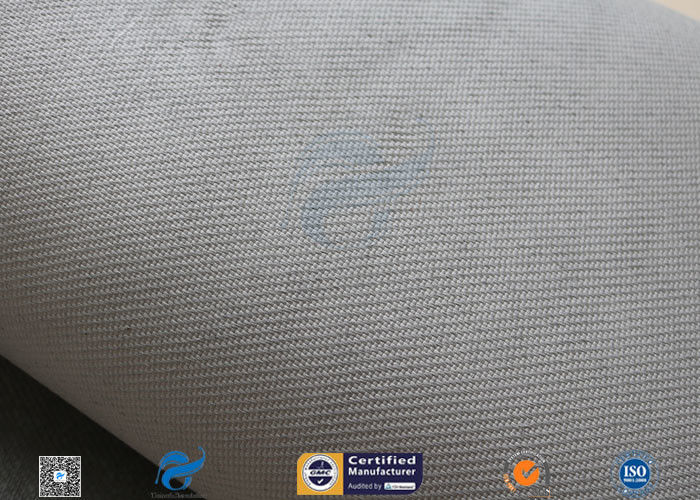 Grey Silicone Coated Fiberglass Fabric 47OZ 1.3MM Electrical Insulating