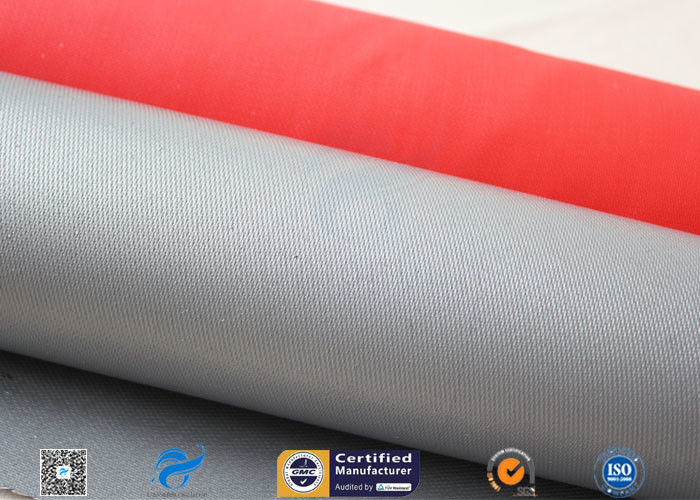 0.7mm Silicone Fiberglass Fabric For Welding Blanket Thermal Insulation Jacket