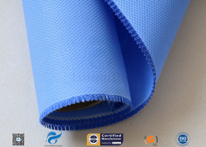 15.6oz Blue Silicone Coated Fiberglass Fabric Generator Electrical Insulation