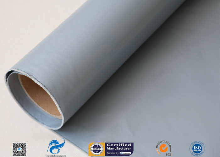 7628 0.3mm Grey Silicone Coated Fiberglass Fabric For Anti Corrosion Materials